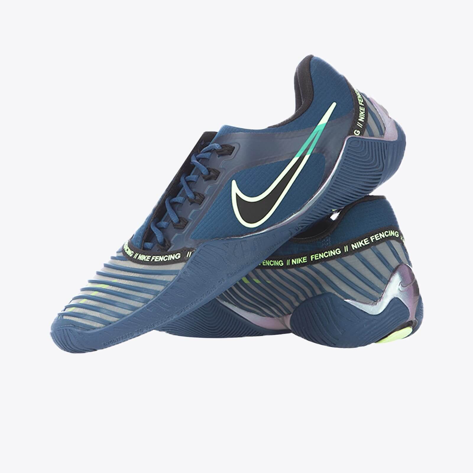 Nike ballestra bleu et vert - Main Image